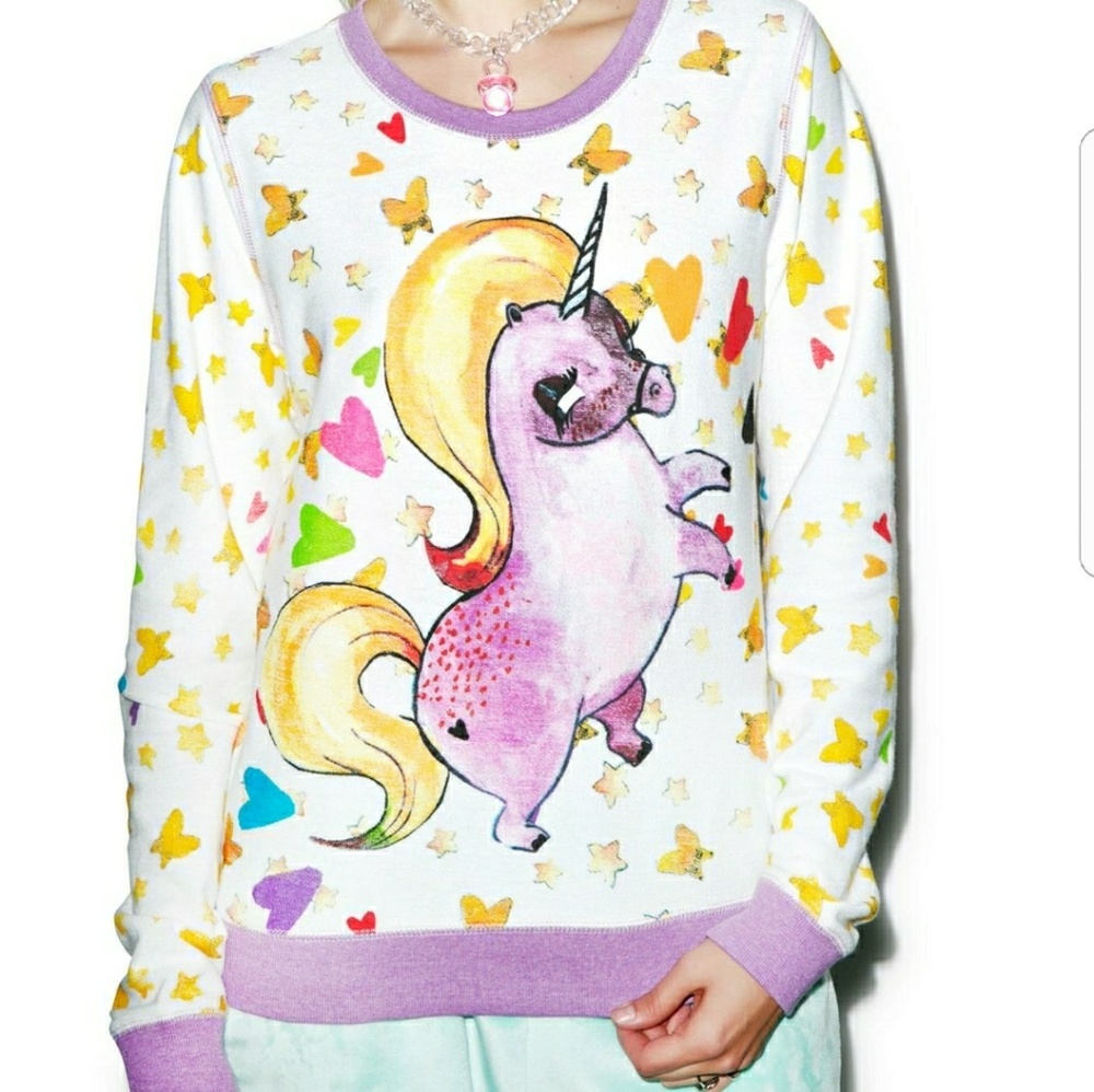 IRON FIST Pony Unicorn Pullover M 🦄